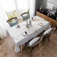 thumbnail image 5 of White And Gold Pattern Marble Table Cloth Waterproof Dining Tablecloth Kitchen Decorative Coffee Cuisine Party Table Cover, 5 of 7