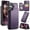 Purple, variant on Decase Compatible with iPhone 16 Wallet Case with Card Holder, RFID Blocking Credit Slots Kickstand Shockproof Business PU Leather Phone Cover for Women Men,Blue