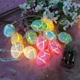 thumbnail image 3 of Light Post Crack Pattern Easter Eggs Lights IP42 3V PVC Suitable For Indoor And Outdoor Decoration Transparent Lanterns, 3 of 6
