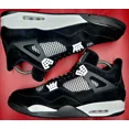 thumbnail image 2 of A i r-Jor-dan 4 White Thunder Black White FQ8138-001 Sz 18 Men New In Alternat Box, 2 of 6