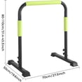 thumbnail image 7 of Walking Pad Handle Bar Only, Compatible with 24.4'' Wide Walking Pad, Max 43.3'' Height Parallettes Bar, Non-Slip Base, 7 of 7