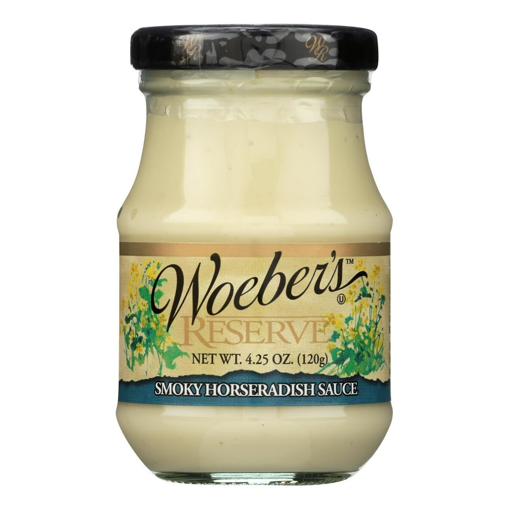 Woeber'S Mustard Smoky Horseradish Sauce, 4.25 Oz.