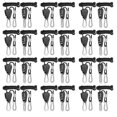 thumbnail image 1 of Mistaha 12-Pair 1/8 Inch 8-Feet Long Heavy Duty Adjustable Rope Clip Hanger (150lbs Weight Capacity), 1 of 8