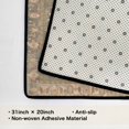 thumbnail image 2 of Washable Vintage Kitchen Mat 31"x20" Non Slip Soft Plush Low Profile Kitchen Rug, Distressed Medallion Oriental Style Sink Mat for Laundry Room Bedroom Office, 2 of 6