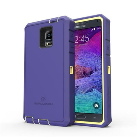 ZeroLemon Y654 Galaxy Note 4 ZeroShock Rugged Case, Lemon Yellow ...