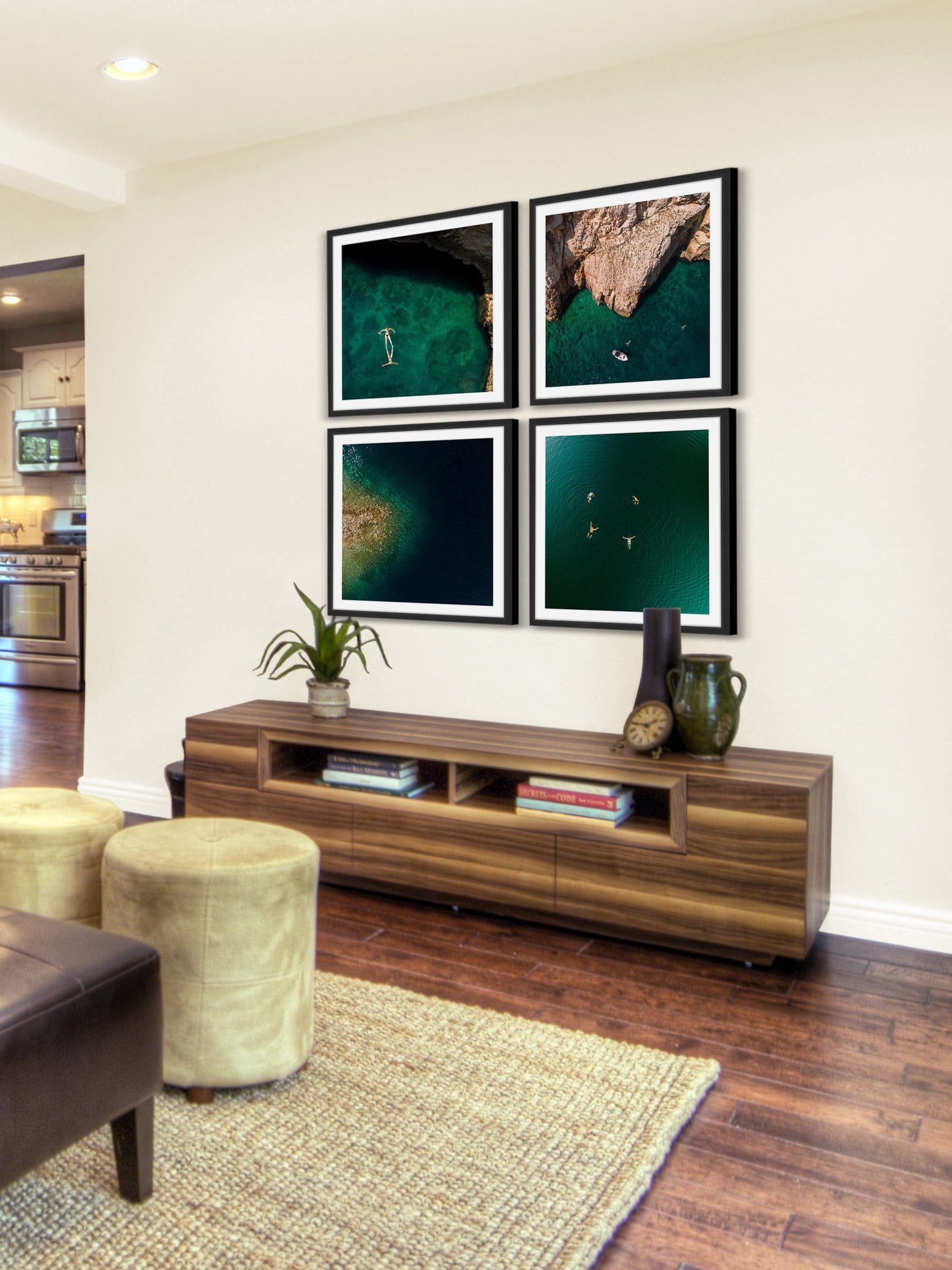Marmont Hill Inc Quiet Coves Quadriptych