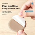 thumbnail image 3 of 8 Pcs Non Slip Furniture Pads, 1.2" Self Adhesive Floor Protectors, Chair Foot Pads, Chair Leg Grippers, Anti Scratch Furniture Feet Pads, Rubber Bumper Pads for Kitchen Countertops, 3 of 3