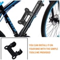 thumbnail image 5 of Bicycle Pump, Mini Portable Hand Bike Pump,100PSI Aluminum Alloy Cycling Hand Pump with Needle and Support, 5 of 5