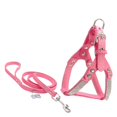 thumbnail image 1 of Dog Harness Leash Set For Small Medium Dogs Puppy Chihuahua Yorkie Pink L, 1 of 8