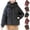 Black, variant on Sexlip Winter Coats for Women Thicken Warm Puffer Jackets Trendy Stand Coller Zip Up Down Coat Outerwear with Hood Black L