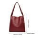 thumbnail image 3 of Bolso de hombro de cuero para mujer, bolso Retro informal para axila, bolso de compras de gran capacidad, 3 of 6