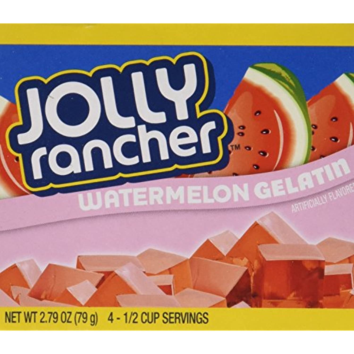 Jolly Rancher Watermelon Gelatin Jello (4 Boxes)