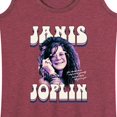 thumbnail image 3 of Janis Joplin - You Should Never Compromise Yourself - Women's Racerback Tank Top, 3 of 5