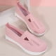 thumbnail image 2 of Zapatillas de deporte informales de malla tejida para mujer, zapatos de plataforma transpirables, cómodos zapatos vulcanizados ligeros a la moda para mujer41 Gao Jinjia LED, 2 of 2