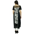 thumbnail image 3 of Bimba Womens Designer Party Wear Kurta Long Black Kurti India Ethnic Clothing, 3 of 6