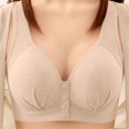 thumbnail image 2 of Vhkiploz Front Closure Post-Surgery Bras for Women's Full Coverage Mastectomy Bras Solid Color Supportive Gathering Daily Bras, 2 of 8