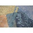 thumbnail image 3 of Essentials Abstract Orange Sage Blue Gray Ivory and Mauve Olefin Area Rug, 3 of 7