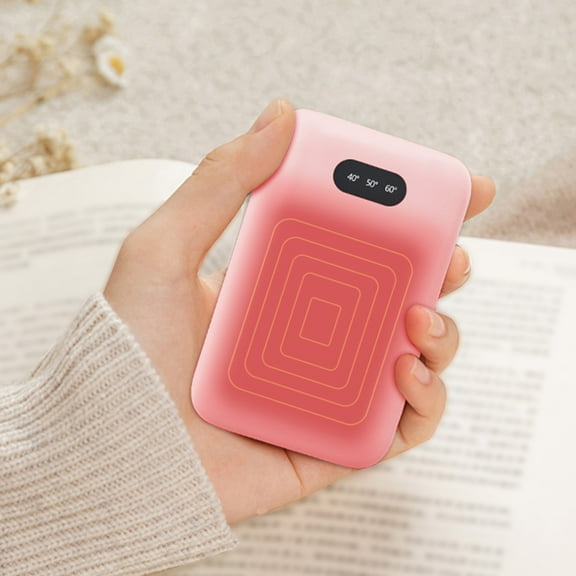 Feledorashia Portable Rectangle Hand Warmers, 4000mAh Rechargeable Battery, 3 Adjustable Temperature (40°C/50°C/60°C), Quick Heating, Winter Christmas Toughtful Gift for Women and Men