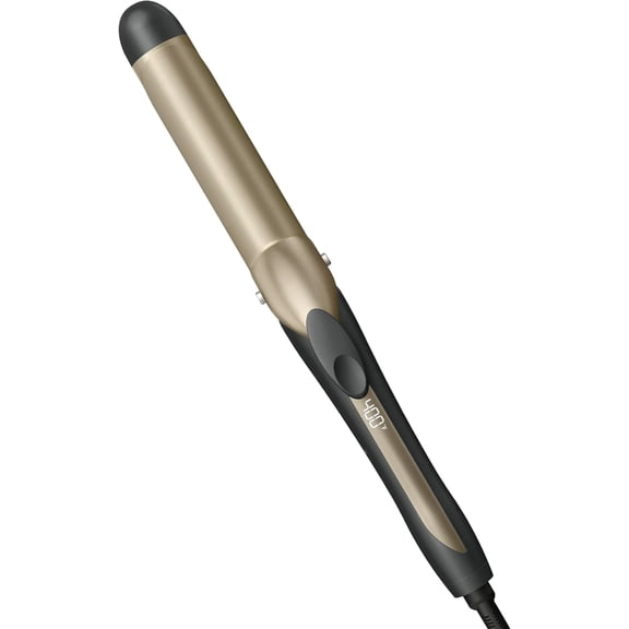 INFINITIPRO BY CONAIR Tourmaline Ceramic 1¼-Inch Curling Iron, 1¼-Inch Barrel Produces Loose Curls, Hair Curler for Use on Medium and Long Hair, Dark Gray