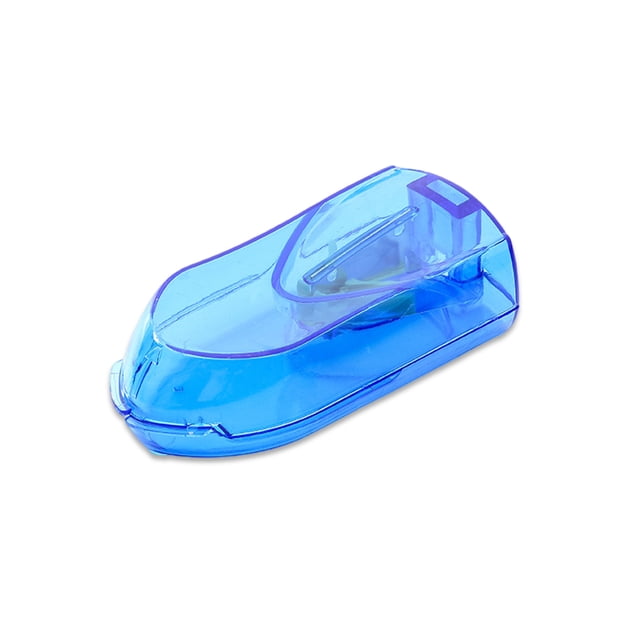 Injueey Divisor recargable de pastillas de plástico, trituradora portátil de acero inoxidable para tabletas, caja de almacenamiento para dispositivos, Almacenamiento y organización del hogar Azul Injueey HA010196-01