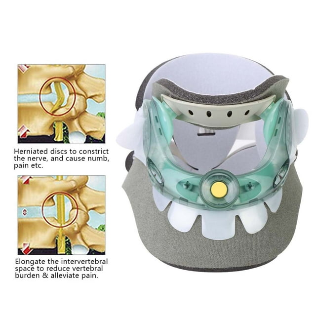 Dispositivo De Tracción Cervical Ajustable, Herramienta De Recuperación Para El Cuidado Del Cuello, Para Revivir El Dolor De Cuello