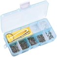 thumbnail image 1 of Jinsinto Fonepro Glasses Repair Kit with Screws, Micro Screw Glasses Repair Kits, Glasses Screws Repair, Glasses Screw Nuts Repair Tool, Eyeglass Repair Kit Screw Nuts, 1 of 5