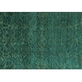 thumbnail image 1 of Ahgly Company Indoor Rectangle Abstract Turquoise Blue Modern Area Rugs, 8' x 10', 1 of 4