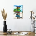 thumbnail image 2 of Elephant Stock Beach Signs Wall Art - Vertical Canvas Wall Art - Living Room Wall Decor - Places Canvas - Beige And Blue Decor By Philippe Hugonnard - 8" x 12", 2 of 8
