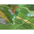 thumbnail image 4 of Ambesonne Forest Quilted Bedspread Set 3 Pcs, Pathway Flowers Trees, Queen Size, Multicolor, 4 of 5