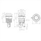 thumbnail image 4 of 8 Piezas de Tuercas de Botón Pulsador de 28 mm para Máquina de Juegos Arcade , Piezas de Controlador de Retardo Cero, Máquina de Bricolaje C, 4 of 5