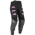 thumbnail image 4 of 2022 Fly Racing Youth 22 Waist F-16 Motocross Pants Pink Grey Black ATV SXS, 4 of 5