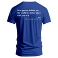 thumbnail image 4 of Men Summer Tops Dear Person Behind Me The World Is A Better Place With You Hoodie You Are Enough Sweatshirt The Hop E Hoodie Set 4 Us Apparel Guard Long Sleeve Men's Long Sleeved Shirts Dark Blue 3XL, 4 of 5