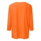 thumbnail image 5 of Honeeladyy - Blusas de manga 3/4 para mujer, blusas modernas con estampado de cielo, blusas casuales holgadas de verano, camisetas de cuello redondo, blusas tipo túnica, prendas de vestir exteriores, 5 of 5