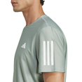 thumbnail image 4 of Adidas Own The Run - Camiseta para Hombre, Plateado, Verde (Silver Green), Small, 4 of 5