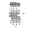 thumbnail image 2 of Matrices de corte NVZBL de pared de ladrillo, plantilla metálica para manualidades, 2 of 6