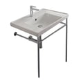 thumbnail image 2 of Nameeks Scarabeo 3005-Con-One Hole Ml 36-3/16" Rectangular Ceramic Console Bathroom Sink -, 2 of 2