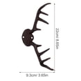 thumbnail image 4 of Cast Iron Antler Hook Delicate Wall Home Decor American Style Home+decor Household Metal Clothes Hanger Deer Antlers, 4 of 6