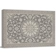 thumbnail image 2 of Canvas Wall Art, Grey Boho Framed Artwork for Living Room, Floral Traditional Classic Modern Gallery Wrapped Canvas Prints Art Ready to Hang Wall Decor for Bedroom Office, 32"x24", 2 of 9