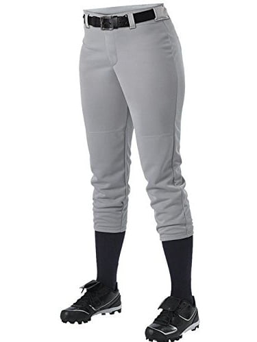 Women's Gray Low Rise Softball Pants Size Small Alleson Athletics Fastpitch NEW 