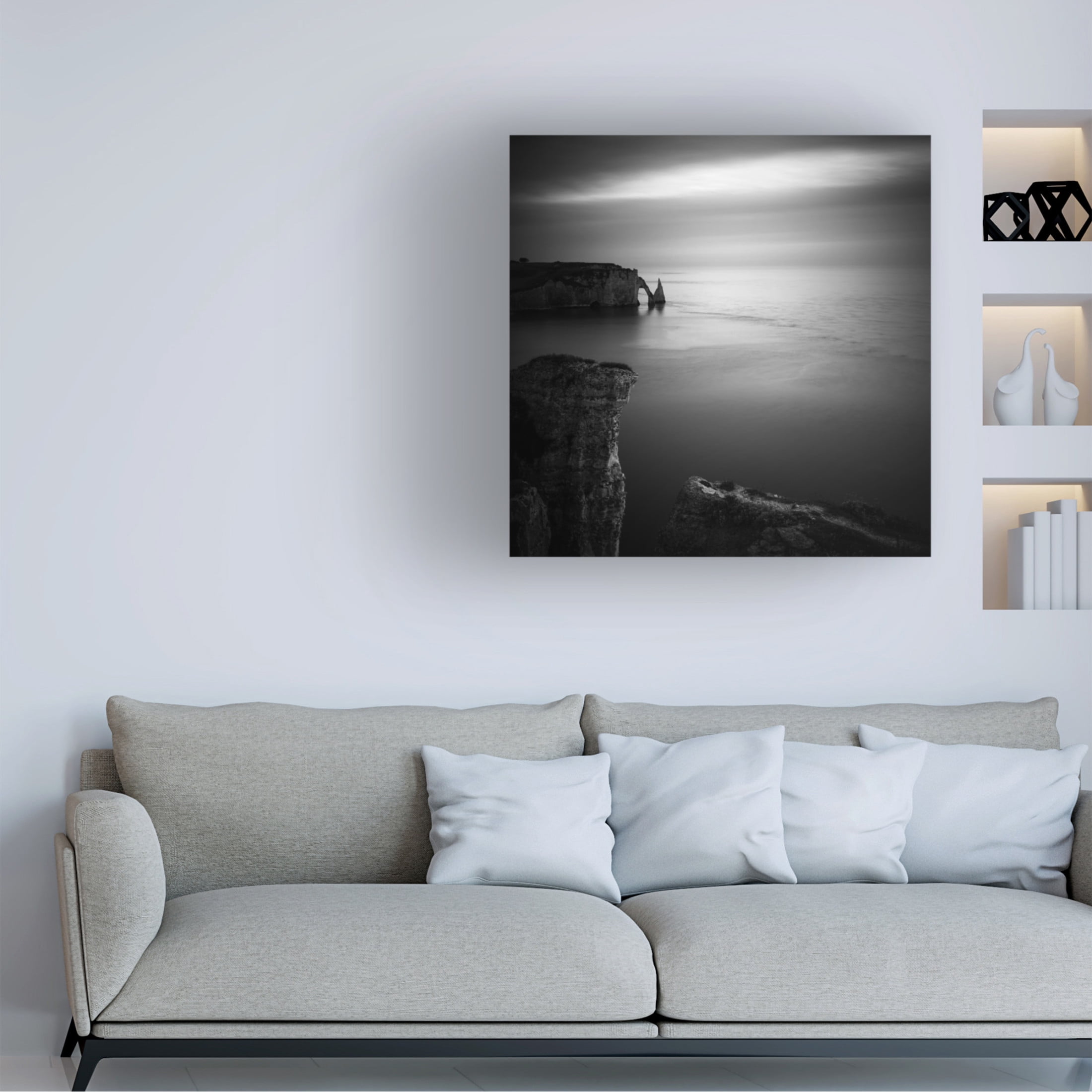 Canvas Wall Art - Jan Rauwerdink 'Fernweh' Wall Art for Living Room, Bedroom, or Office D?cor by Trademark Fine Art - 35 x 35 Inches