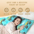 thumbnail image 3 of Body Pillow Cover - Soft Body Pillow Pillowcase, Cartoon Monster Truck Breathable Long Body Pillow Case Cover with Invisible Zipper 20x60in, 3 of 5