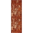 thumbnail image 3 of Unique Loom Autumn Collection Area Rug - Plymouth (2' x 6' 1" Runner Terracotta/Burgundy), 3 of 7
