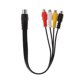 thumbnail image 3 of 30CM 5-Pin Male DIN to 4 RCA Female Audio Cable Connector Wire Cord, 3 of 5