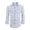 Light Blue, variant on Men Dress Shirt Long Sleeve Regular Fit Printed Business Formal Wear Blue XXL
