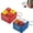 Blue+Red, variant on Airplane Keychain with Sound Button, Cockpit Simulator Alarm Toy for Pilots, Top Gun Tur bo Keyring, Interactive Travel Pilot Keychain (Blue)