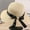 Beige, variant on Summer New Beach Hats Small Hooded Fashion Ladies Bow Ribbon Ribbon Sun Hat Shaw Hats