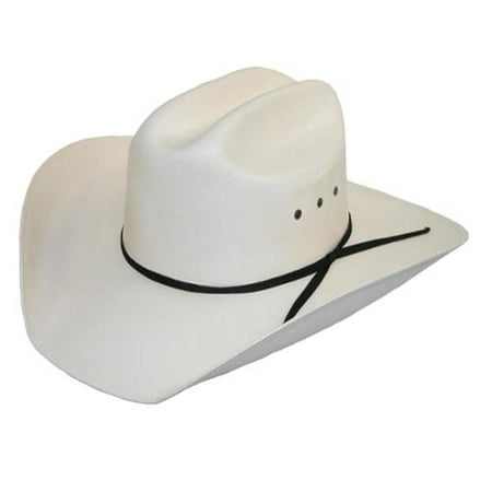 Size Medium Men's White Canvas Cowboy Western Hat