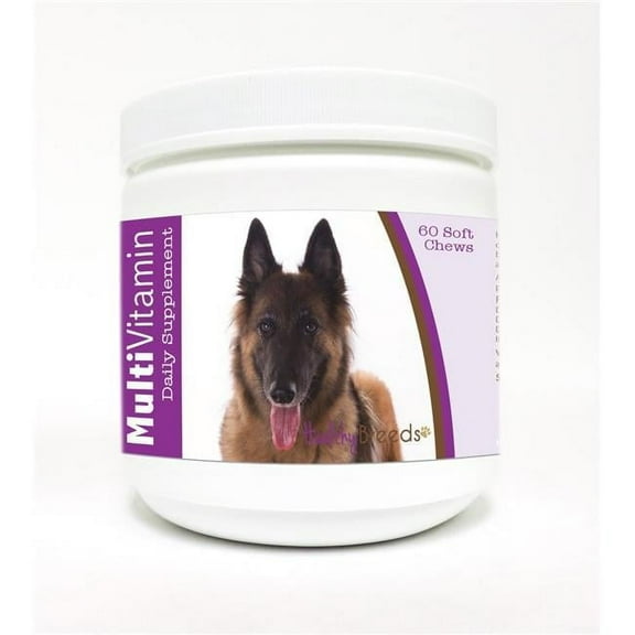 Healthy Breeds 840235118138 Belgian Tervuren Multi-Vitamin Soft Chews - 60 Count