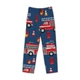 thumbnail image 4 of Balery Fire Truck 1 print Men's Pajama Pants,Ultra Lightweight Pjs,Lounge Pant-XX-Large, 4 of 9