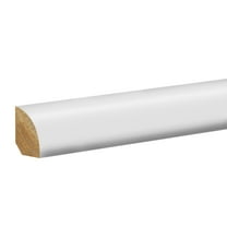 Mohawk Moisture Resistant Quarter Round Molding in White, .75" x 94.5" for Vinyl Flooring